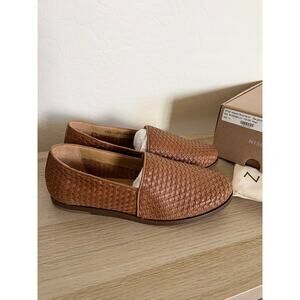 Nisolo Alejandro Woven Slip On Size 11 Brown Leather Loafer - New in Box